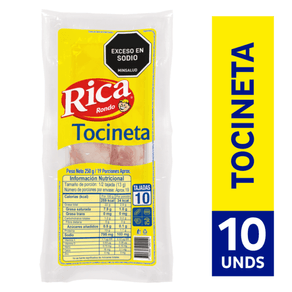 TOCINETA RICA CHEF x 250GR RICA
